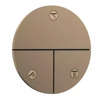 Переключатель потоков для ванны с душем Hansgrohe ShowerSelect 15558140 бронза