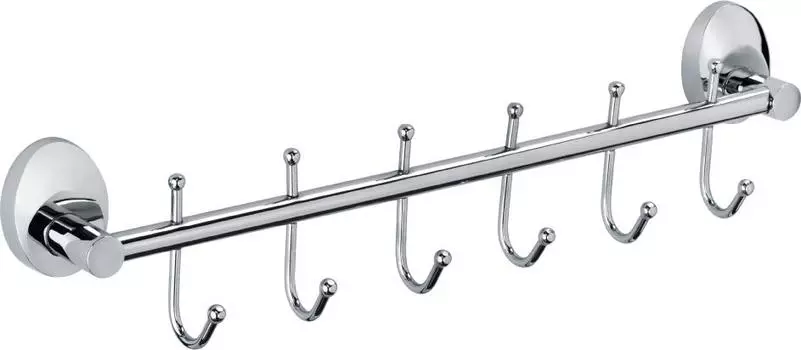 Планка Fixsen Europa FX-21805-6 хром 6 крючков