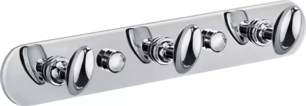 Планка Fixsen FX-1413 хром 3 крючка