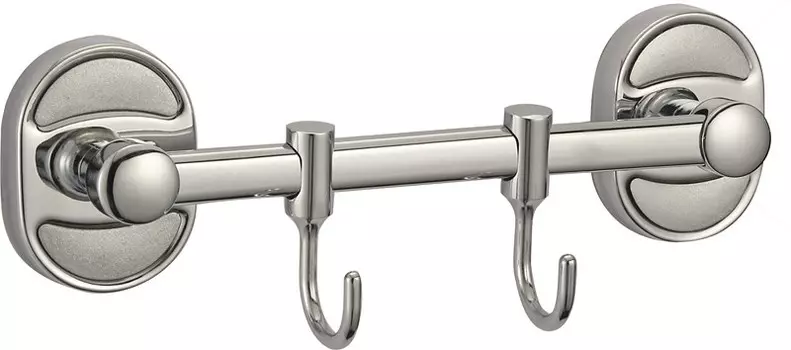 Планка с 2-мя крючками Viko V-405 хром