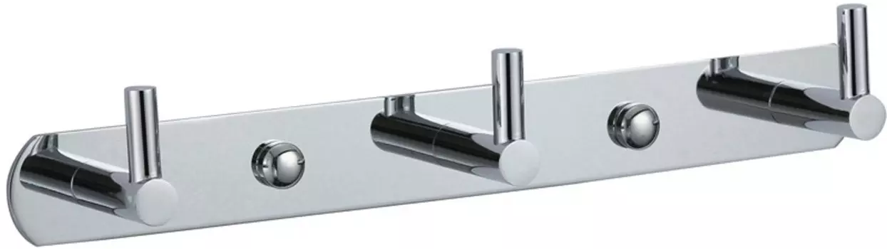 Планка с 3-мя крючками Viko V-713 хром