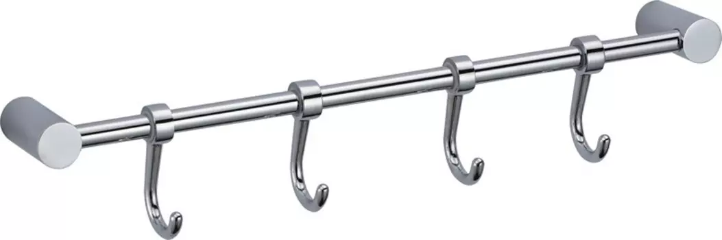 Планка с 4-мя крючками Viko V-704 хром