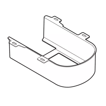 Пластиковая декоративная панель для подвесного унитаза TOTO SG 9AE0017, белый