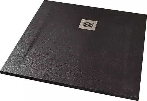 Поддон для душа 90х90 см Sanitana Rocks SP301384384100560, чёрный