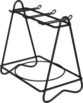 Подставка Domaci Феррара D04265 для чайного сервиза, черный муар