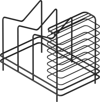 Подставка Domaci Феррара D04315 для ножей и досок, черный муар
