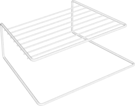Подставка Domaci Феррара D04316 для посуды, белый муар