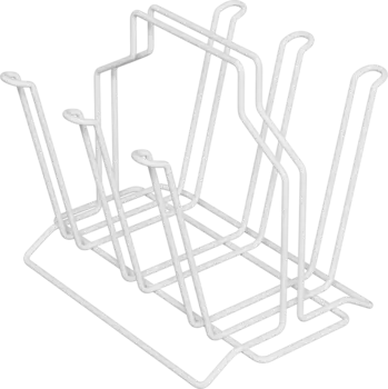 Подставка Domaci Феррара D04319 для стаканов, белый муар