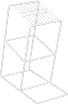 Подставка Domaci Феррара D04572 для ножей, белый муар