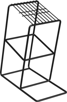Подставка Domaci Феррара D04574 для ножей, черный муар