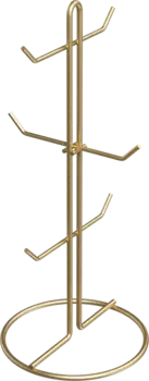 Подставка Domaci Феррара D550-04 для кружек, золото поталь