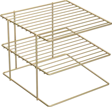 Подставка Domaci Феррара D772-04 полка для кухни, золото поталь