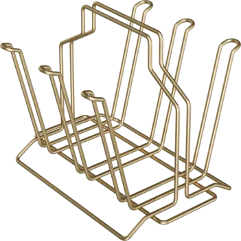 Подставка Domaci Феррара D884-04 для стаканов, золото поталь
