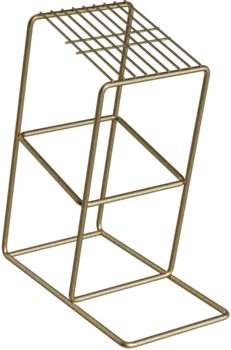 Подставка Domaci Феррара D996-04 для ножей, золото поталь