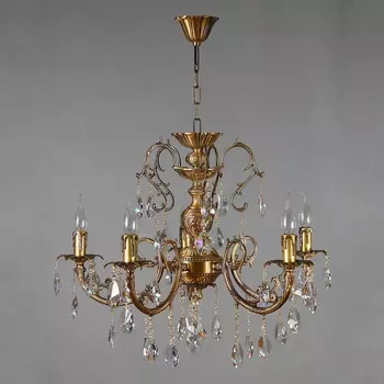 Подвесная люстра Ambiente Alicante 8888/5 AB Tear drop