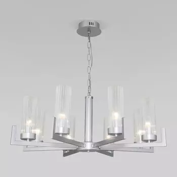 Подвесная люстра Eurosvet Arganie 60133/8 серебро