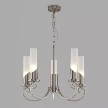 Подвесная люстра Eurosvet Banci 60117/5 никель