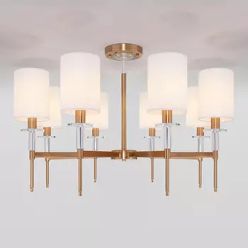 Подвесная люстра Eurosvet Brielle 60132/8 латунь