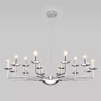 Подвесная люстра Eurosvet Cariso 60150/18 хром