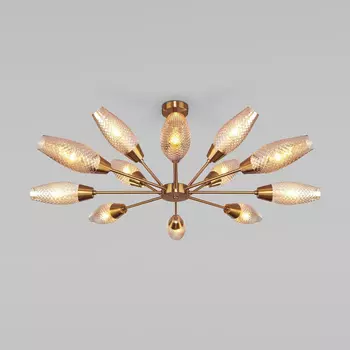 Подвесная люстра Eurosvet Thalia 60140/12 золото