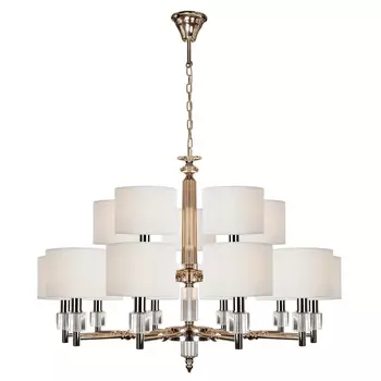 Подвесная люстра iLamp Alexa P2404-10+5 Nickel