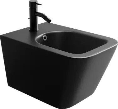 Подвесное биде Ceramica Nova Metric CN3008MB, черный матовый