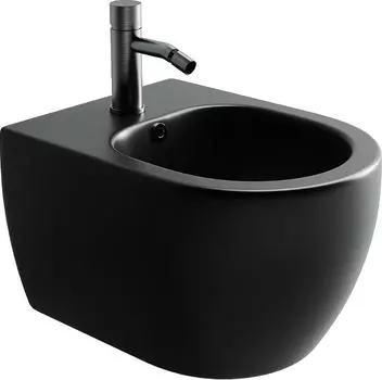 Подвесное биде Ceramica Nova Play CN3002MB, черный матовый