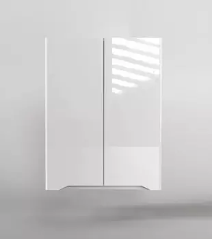 Подвесной шкаф Style Line Марелла мини 60 Люкс Plus СС-00002422, антискрейтч белый глянец