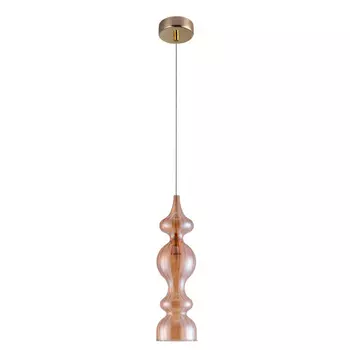Подвесной светильник Crystal Lux Iris SP1 A Amber