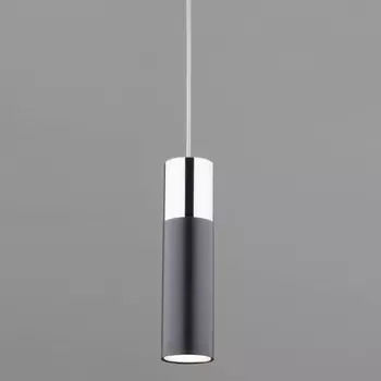 Подвесной светильник Eurosvet 50135/1 LED хром/черный