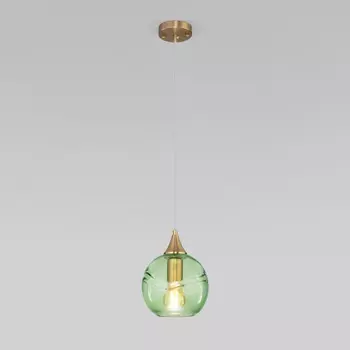 Подвесной светильник Eurosvet Lotus 50221/1 зеленый