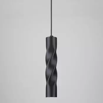Подвесной светодиодный светильник Eurosvet Scroll 50136/1 LED черный
