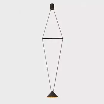 Подвесной светодиодный светильник Italline IT03-1430 black/orange