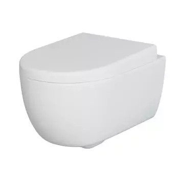 Подвесной унитаз Ambassador Abner 103T20101R, безободковый, цвет белый матовый