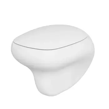 Подвесной унитаз Ambassador Diamond 123T20101R, безободковый, цвет белый матовый