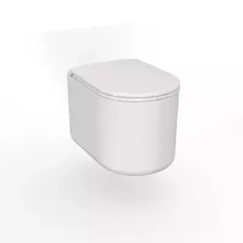 Подвесной унитаз Axa Delano WCWH9001001, безободковый, крышка-сиденье с микролифтом, белый