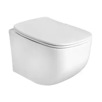 Подвесной унитаз Axa White Jam WCWH3312701, безободковый, сиденье с микролифтом, белый