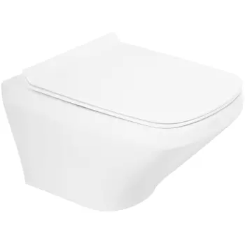 Подвесной унитаз BelBagno Sela BB3201CHR/BB3201SC безободковый с сиденьем микролифт, белый