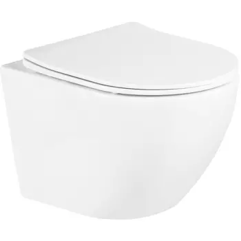 Подвесной унитаз BelBagno Uno BB3105CHR/SC с сиденьем микролифт, белый