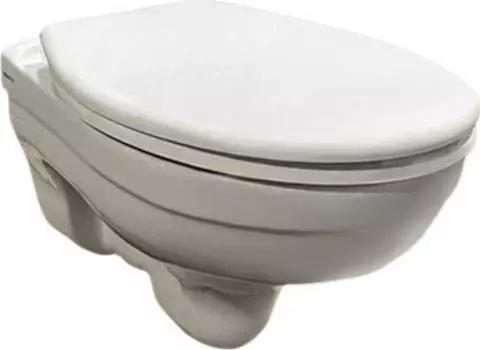 Подвесной унитаз Berges Albit S 082146 безободковый с сиденьем микролифт, белый