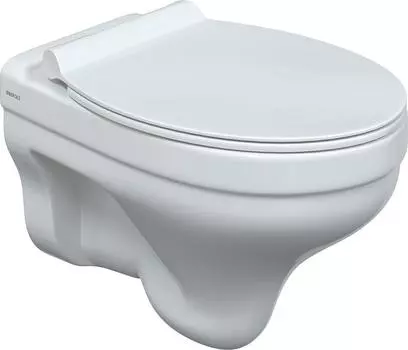 Подвесной унитаз Berges Albit S 082147 безободковый с сиденьем микролифт, белый