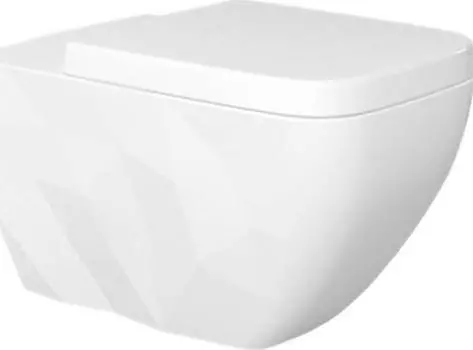 Подвесной унитаз Bien Kristal KRKA060N1VP1W3000 безободковый с функцией биде с сиденьем микролифт