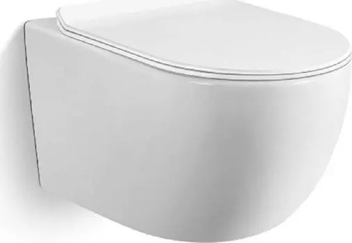 Подвесной унитаз Black&White Universe W-701 с сиденьем микролифт