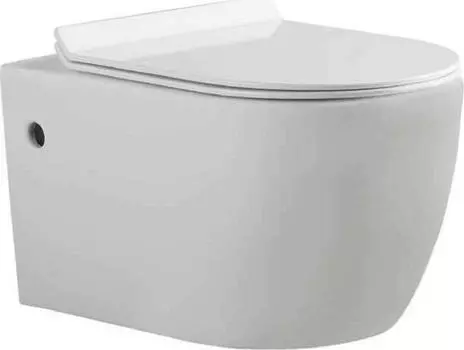 Подвесной унитаз Bravat Gina C21172UW-ENG с крышкой-сиденьем микролифт