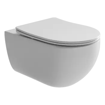 Подвесной унитаз Ceramica Nova Long CN3015 безободковый, белый