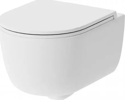 Подвесной унитаз Damixa Sirius DX86C1700SC с сиденьем микролифт, белый