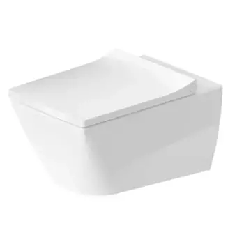 Подвесной унитаз Duravit Viu 25110900001 37 x 57 см безободковый, с креплением Durafix, с покрытием WG, белый