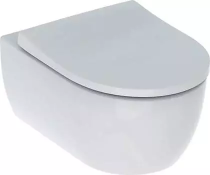 Подвесной унитаз Geberit Icon 500.784.01.1 безободковый с сиденьем микролифт, белый