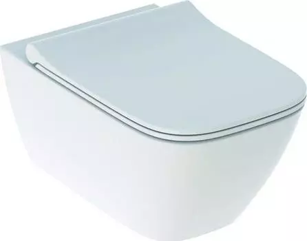 Подвесной унитаз Geberit Smyle 500.685.01.1 с крышкой-сиденьем и микролифтом, белый