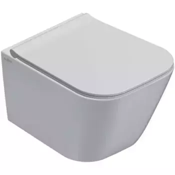 Подвесной унитаз Globo Stone STS07.BI безобдковый 45х37 см, цвет белый
